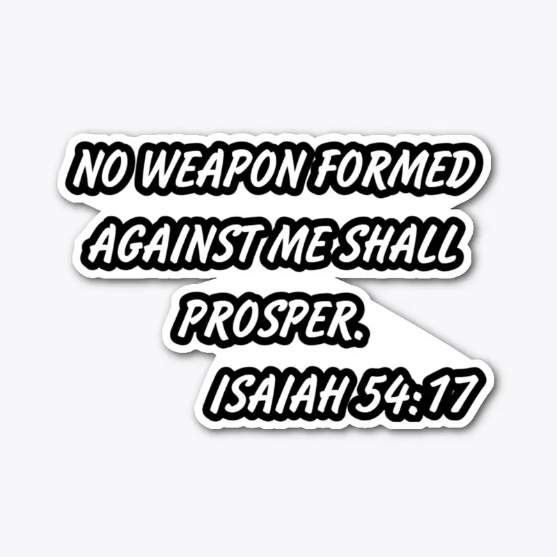 NO WEAPON!